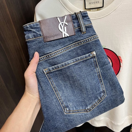 Replica Yves Saint Laurent YSL Jeans For Men #1264639, $88.00 USD, [ITEM#1264639], Replica Yves Saint Laurent YSL Jeans outlet from China