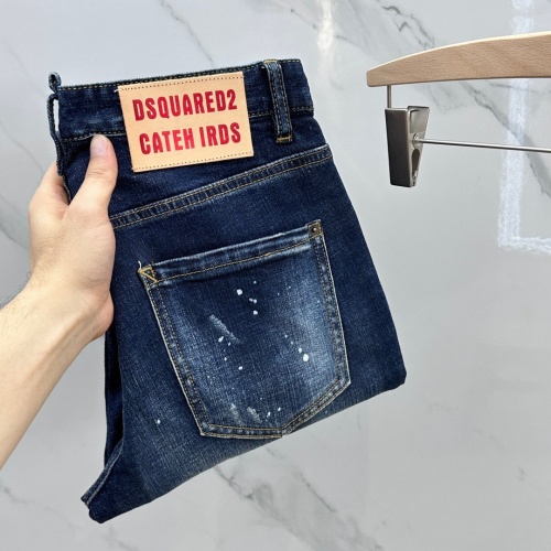 Replica Dsquared Jeans For Men #1264689 $60.00 USD for Wholesale