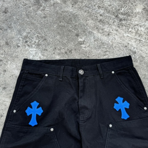 Replica Chrome Hearts Jeans For Men #1264701 $64.00 USD for Wholesale