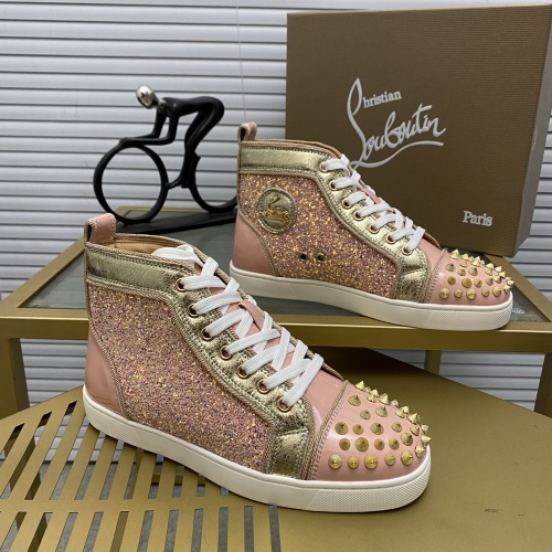 Replica Christian Louboutin High Top Shoes For Women #1264710, $96.00 USD, [ITEM#1264710], Replica Christian Louboutin High Top Shoes outlet from China