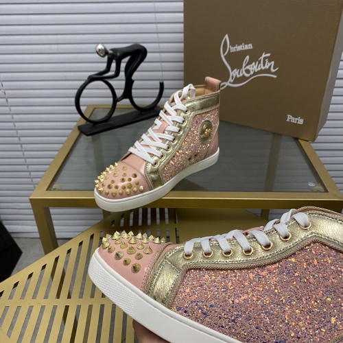 Replica Christian Louboutin High Top Shoes For Men #1264712 $96.00 USD for Wholesale