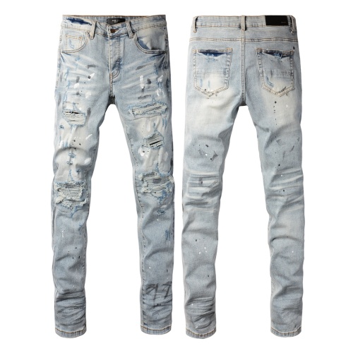 Replica Amiri Jeans For Men #1264724, $64.00 USD, [ITEM#1264724], Replica Amiri Jeans outlet from China