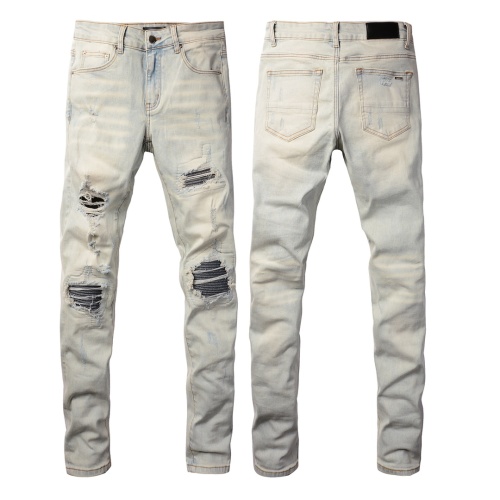 Replica Amiri Jeans For Men #1264730, $64.00 USD, [ITEM#1264730], Replica Amiri Jeans outlet from China