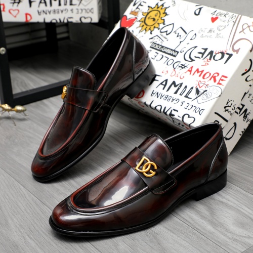 Replica Dolce &amp; Gabbana D&amp;G Leather Shoes For Men #1264769, $82.00 USD, [ITEM#1264769], Replica Dolce &amp; Gabbana D&amp;G Leather Shoes outlet from China