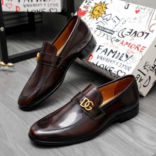 Replica Dolce &amp; Gabbana D&amp;G Leather Shoes For Men #1264782, $82.00 USD, [ITEM#1264782], Replica Dolce &amp; Gabbana D&amp;G Leather Shoes outlet from China