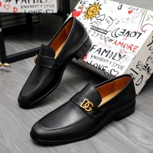 Replica Dolce &amp; Gabbana D&amp;G Leather Shoes For Men #1264786, $82.00 USD, [ITEM#1264786], Replica Dolce &amp; Gabbana D&amp;G Leather Shoes outlet from China