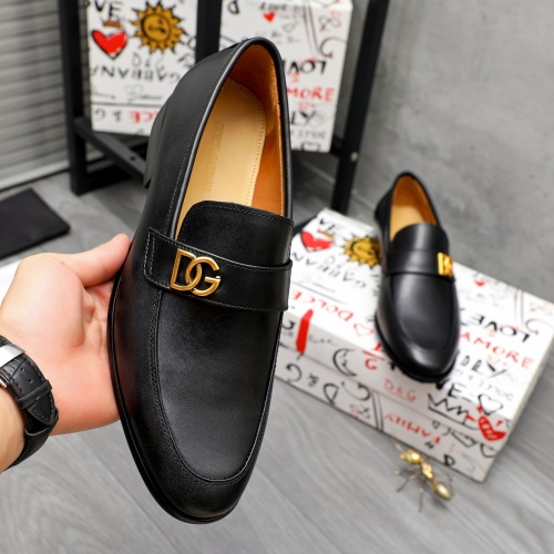 Replica Dolce & Gabbana D&G Leather Shoes For Men #1264786 $82.00 USD for Wholesale