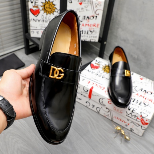 Replica Dolce & Gabbana D&G Leather Shoes For Men #1264787 $82.00 USD for Wholesale