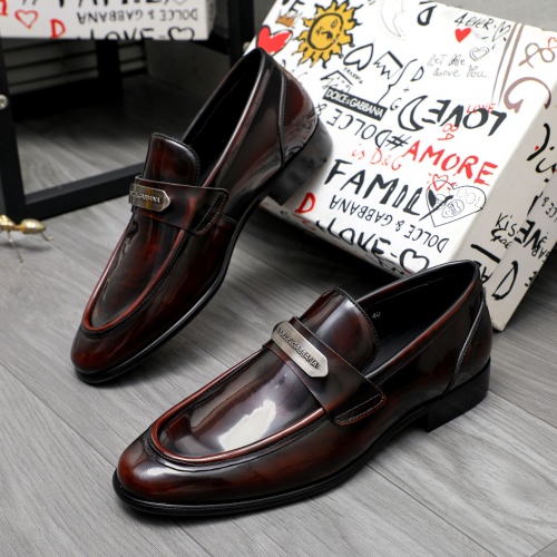 Replica Dolce &amp; Gabbana D&amp;G Leather Shoes For Men #1264788, $82.00 USD, [ITEM#1264788], Replica Dolce &amp; Gabbana D&amp;G Leather Shoes outlet from China