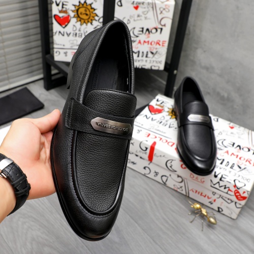 Replica Dolce & Gabbana D&G Leather Shoes For Men #1264790 $82.00 USD for Wholesale