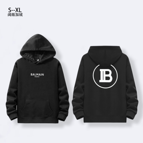 Replica Balmain Hoodies Long Sleeved For Men #1264830, $38.00 USD, [ITEM#1264830], Replica Balmain Hoodies outlet from China