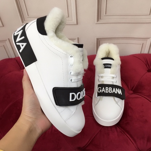 Replica Dolce & Gabbana D&G Casual Shoes For Women #1265063 $105.00 USD for Wholesale