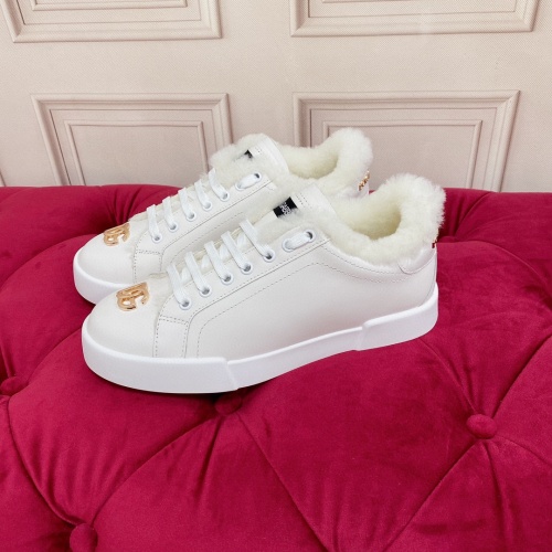 Replica Dolce & Gabbana D&G Casual Shoes For Women #1265069 $105.00 USD for Wholesale