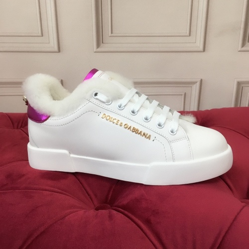 Replica Dolce & Gabbana D&G Casual Shoes For Women #1265073 $105.00 USD for Wholesale