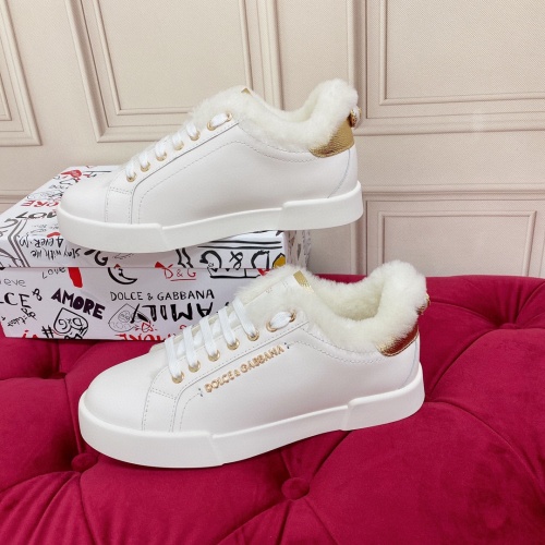 Replica Dolce & Gabbana D&G Casual Shoes For Women #1265075 $105.00 USD for Wholesale