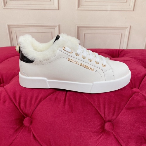 Replica Dolce & Gabbana D&G Casual Shoes For Women #1265077 $105.00 USD for Wholesale