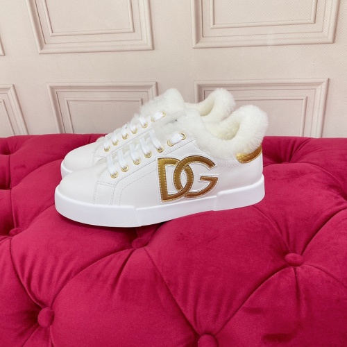 Replica Dolce & Gabbana D&G Casual Shoes For Women #1265081 $108.00 USD for Wholesale