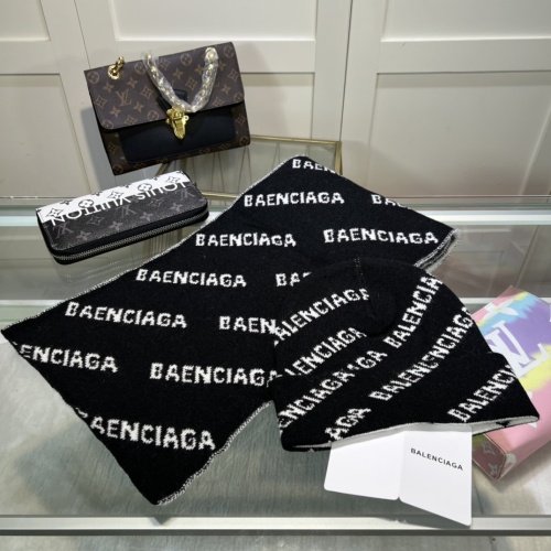 Replica Balenciaga Hat and Scarf Set #1265131, $45.00 USD, [ITEM#1265131], Replica Balenciaga Hat and Scarf and Glove Set outlet from China