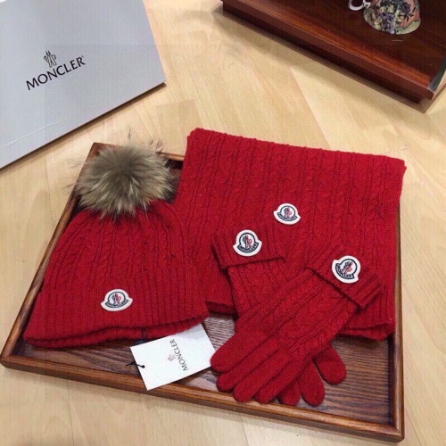 Replica Moncler Hat and Scarf and Glove Set #1265218, $72.00 USD, [ITEM#1265218], Replica Moncler Hat and Scarf and Glove Set outlet from China