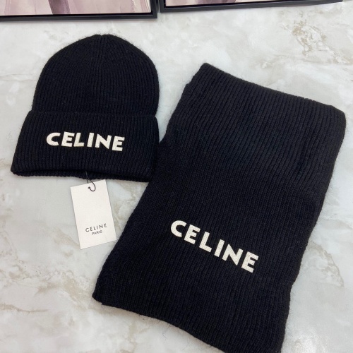 Replica Celine Hat and Scarf Set #1265228, $48.00 USD, [ITEM#1265228], Replica Celine Hat and Scarf and Glove Set outlet from China