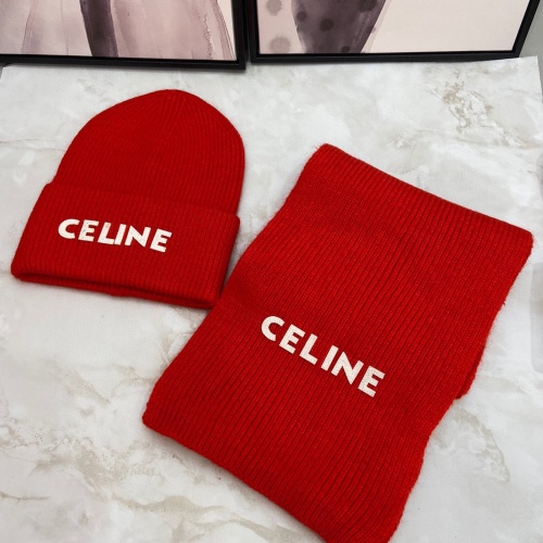 Replica Celine Hat and Scarf Set #1265229, $48.00 USD, [ITEM#1265229], Replica Celine Hat and Scarf and Glove Set outlet from China