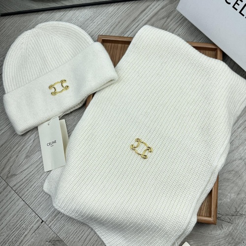 Replica Celine Hat and Scarf Set #1265237, $52.00 USD, [ITEM#1265237], Replica Celine Hat and Scarf and Glove Set outlet from China