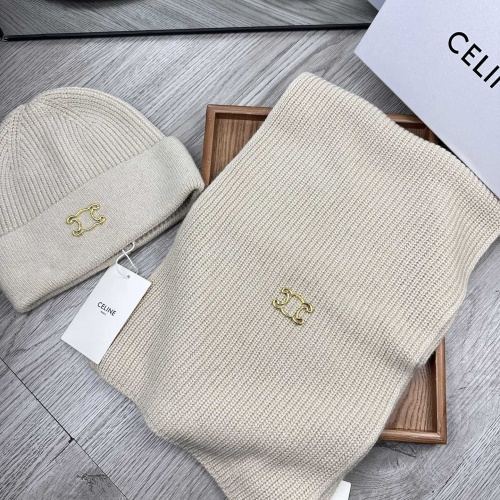 Replica Celine Hat and Scarf Set #1265238, $52.00 USD, [ITEM#1265238], Replica Celine Hat and Scarf and Glove Set outlet from China