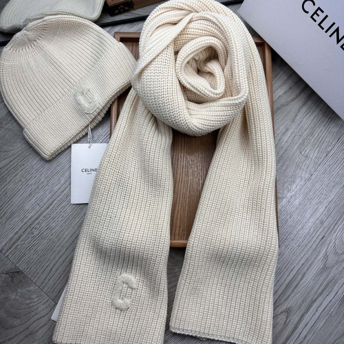 Replica Celine Hat and Scarf Set #1265242, $76.00 USD, [ITEM#1265242], Replica Celine Hat and Scarf and Glove Set outlet from China