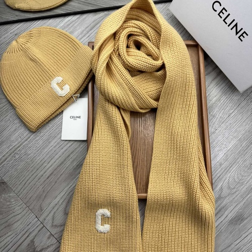 Replica Celine Hat and Scarf Set #1265243, $76.00 USD, [ITEM#1265243], Replica Celine Hat and Scarf and Glove Set outlet from China