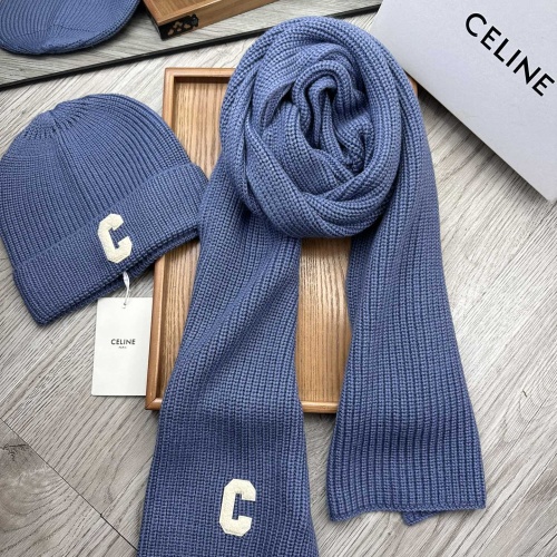 Replica Celine Hat and Scarf Set #1265246, $76.00 USD, [ITEM#1265246], Replica Celine Hat and Scarf and Glove Set outlet from China