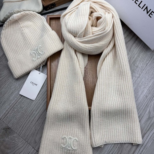 Replica Celine Hat and Scarf Set #1265250, $76.00 USD, [ITEM#1265250], Replica Celine Hat and Scarf and Glove Set outlet from China