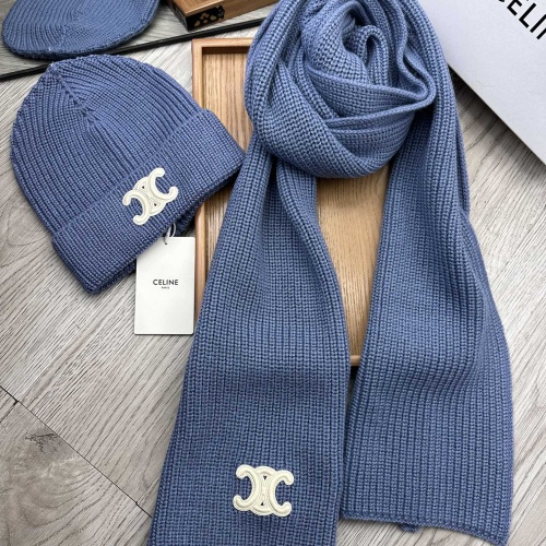 Replica Celine Hat and Scarf Set #1265255, $76.00 USD, [ITEM#1265255], Replica Celine Hat and Scarf and Glove Set outlet from China