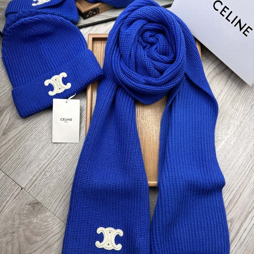 Replica Celine Hat and Scarf Set #1265256, $76.00 USD, [ITEM#1265256], Replica Celine Hat and Scarf and Glove Set outlet from China