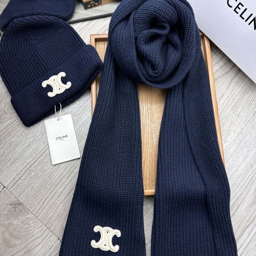 Replica Celine Hat and Scarf Set #1265257, $76.00 USD, [ITEM#1265257], Replica Celine Hat and Scarf and Glove Set outlet from China