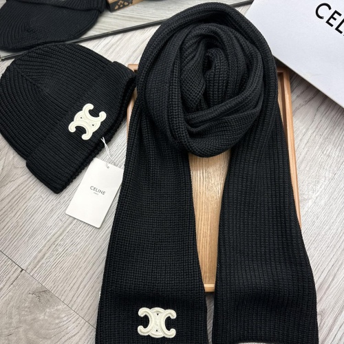 Replica Celine Hat and Scarf Set #1265258, $76.00 USD, [ITEM#1265258], Replica Celine Hat and Scarf and Glove Set outlet from China