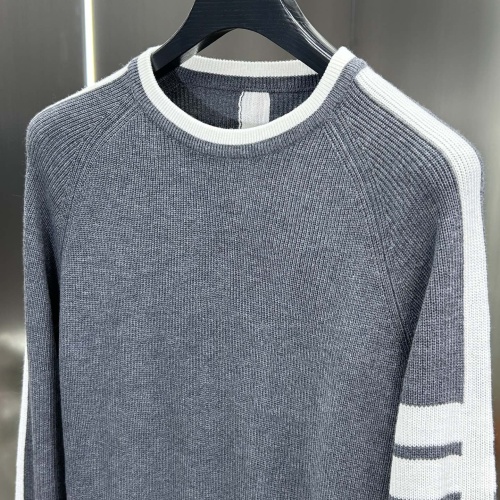 Replica Thom Browne TB Sweaters Long Sleeved For Unisex #1265696 $72.00 USD for Wholesale