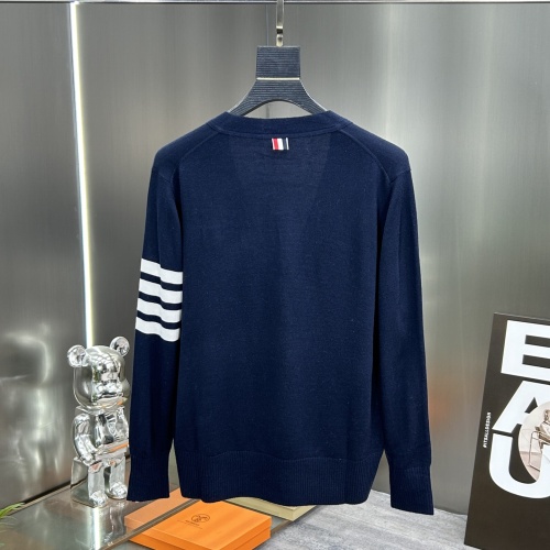 Replica Thom Browne TB Sweaters Long Sleeved For Unisex #1265700 $76.00 USD for Wholesale