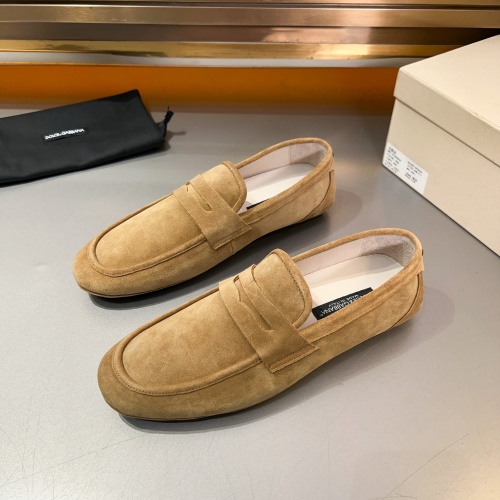 Replica Dolce &amp; Gabbana D&amp;G Leather Shoes For Men #1265819, $130.00 USD, [ITEM#1265819], Replica Dolce &amp; Gabbana D&amp;G Leather Shoes outlet from China