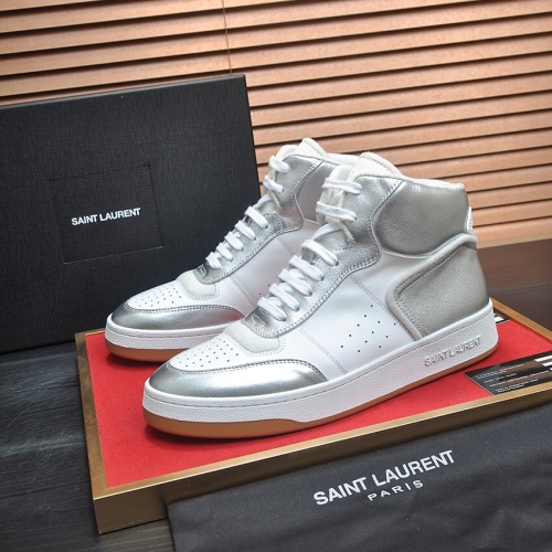 Replica Yves Saint Laurent YSL High Tops Shoes For Men #1265894, $98.00 USD, [ITEM#1265894], Replica Yves Saint Laurent YSL High Tops Shoes outlet from China