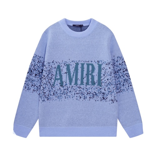 Replica Amiri Sweaters Long Sleeved For Unisex #1265895, $64.00 USD, [ITEM#1265895], Replica Amiri Sweaters outlet from China