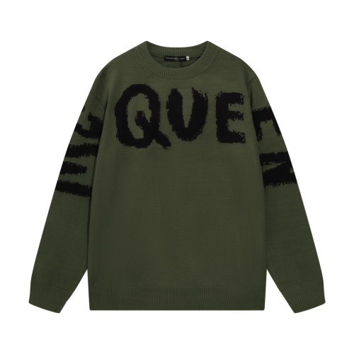 Replica Alexander McQueen Sweater Long Sleeved For Unisex #1265904, $68.00 USD, [ITEM#1265904], Replica Alexander McQueen Sweater outlet from China