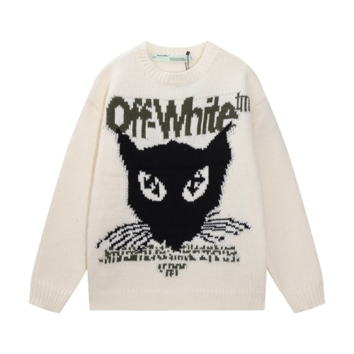 Replica Off-White Sweaters Long Sleeved For Unisex #1265919, $64.00 USD, [ITEM#1265919], Replica Off-White Sweaters outlet from China