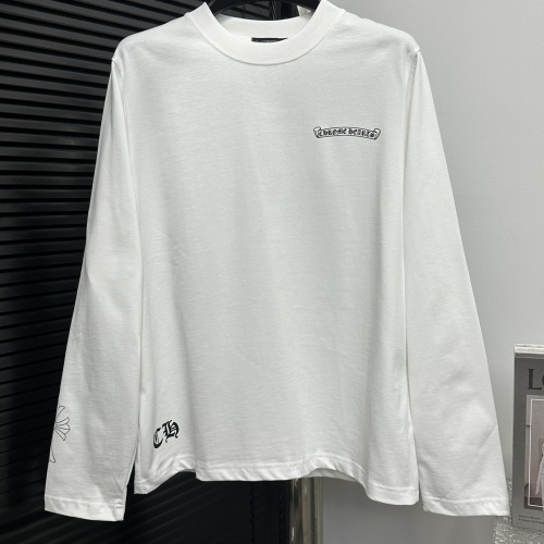 Replica Chrome Hearts T-Shirts Long Sleeved For Unisex #1266096 $52.00 USD for Wholesale