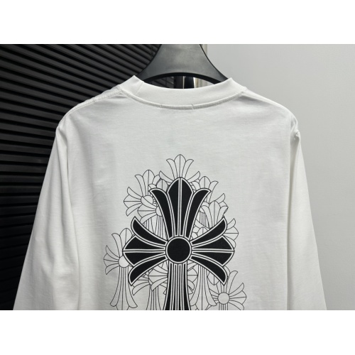 Replica Chrome Hearts T-Shirts Long Sleeved For Unisex #1266096 $52.00 USD for Wholesale