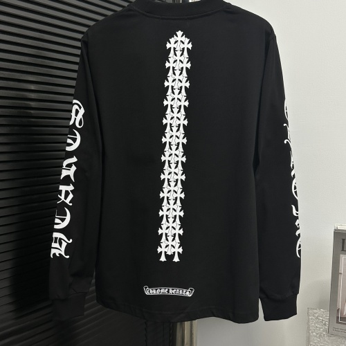 Replica Chrome Hearts T-Shirts Long Sleeved For Unisex #1266101 $52.00 USD for Wholesale