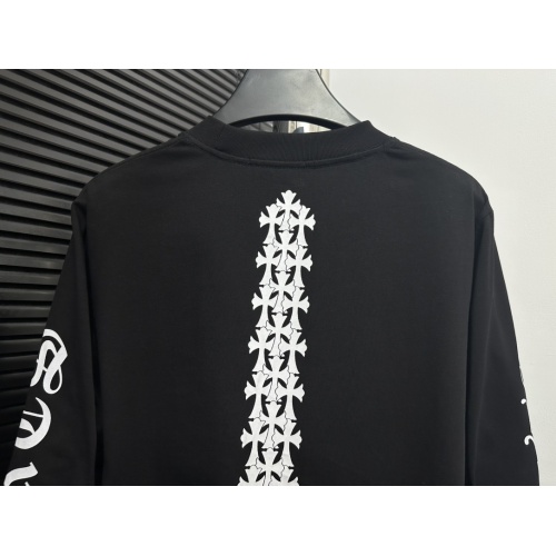 Replica Chrome Hearts T-Shirts Long Sleeved For Unisex #1266101 $52.00 USD for Wholesale