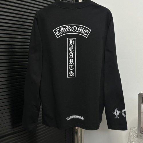 Replica Chrome Hearts T-Shirts Long Sleeved For Unisex #1266110 $52.00 USD for Wholesale