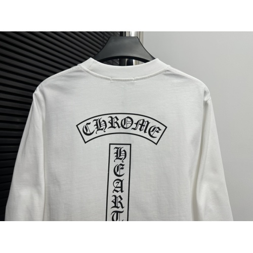 Replica Chrome Hearts T-Shirts Long Sleeved For Unisex #1266112 $52.00 USD for Wholesale