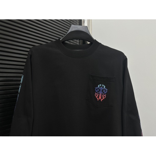 Replica Chrome Hearts T-Shirts Long Sleeved For Unisex #1266117 $52.00 USD for Wholesale