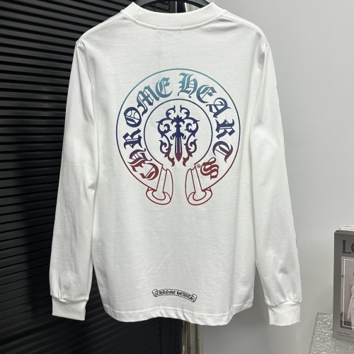 Replica Chrome Hearts T-Shirts Long Sleeved For Unisex #1266118 $52.00 USD for Wholesale